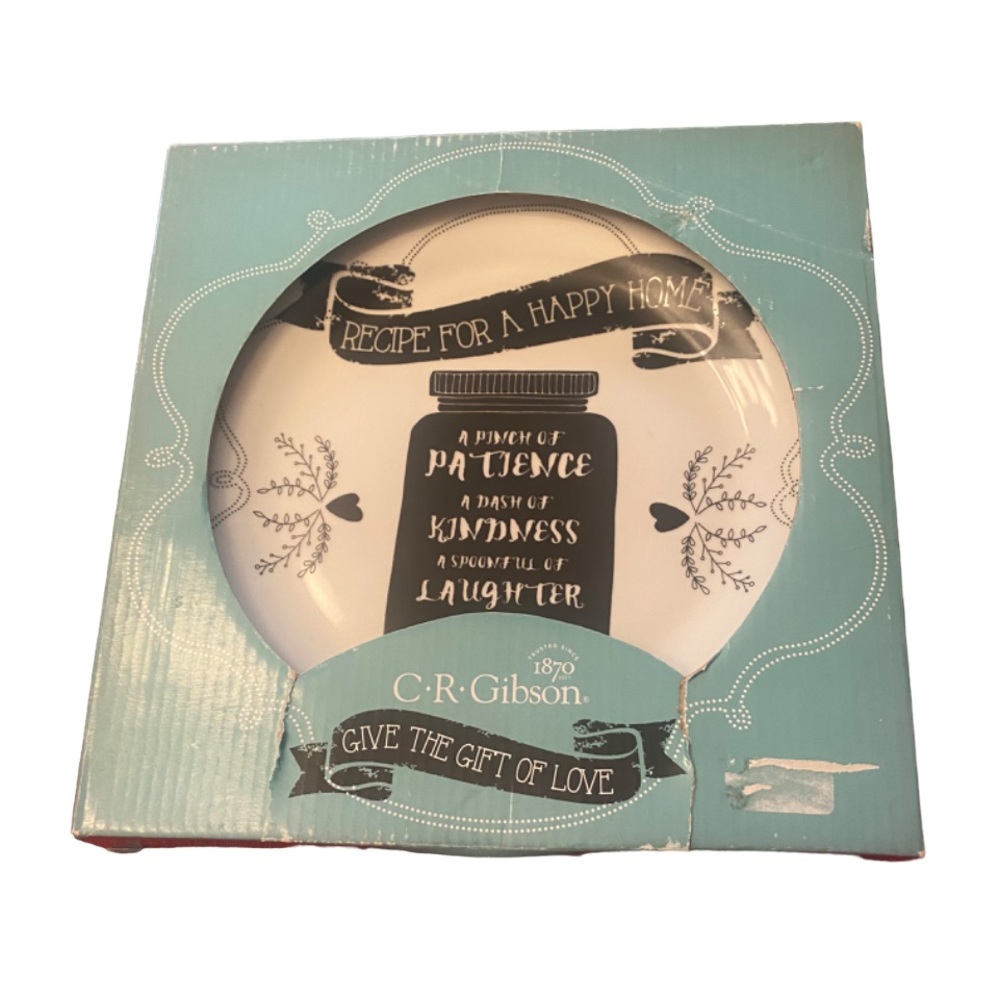 Celebratory Housewarming Plate Gift Recipe for A Happy Home from C.R. Gibson